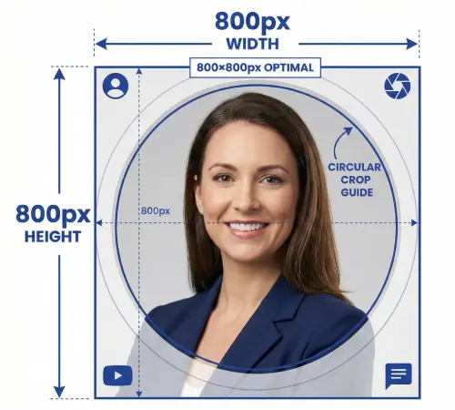 Profile picture dimensions for social media