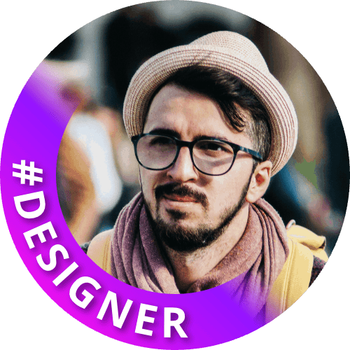 Designer profile frame