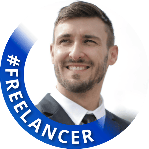 Freelancer profile frame