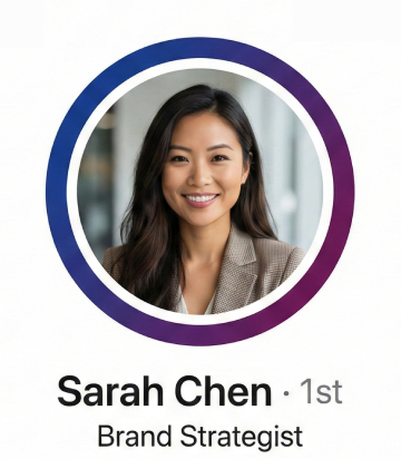 Colorful profile picture frames