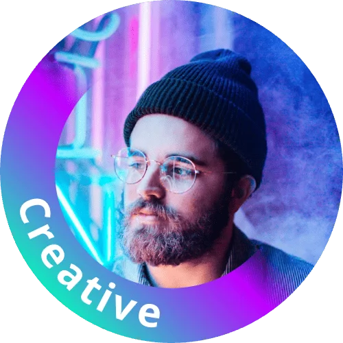 creative profile frame