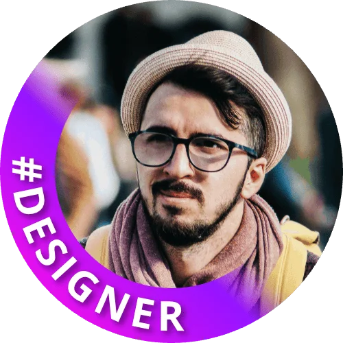 Designer profile frame
