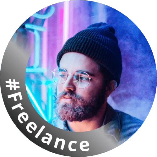 freelance profile frame