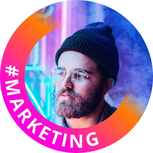 marketing profile frame