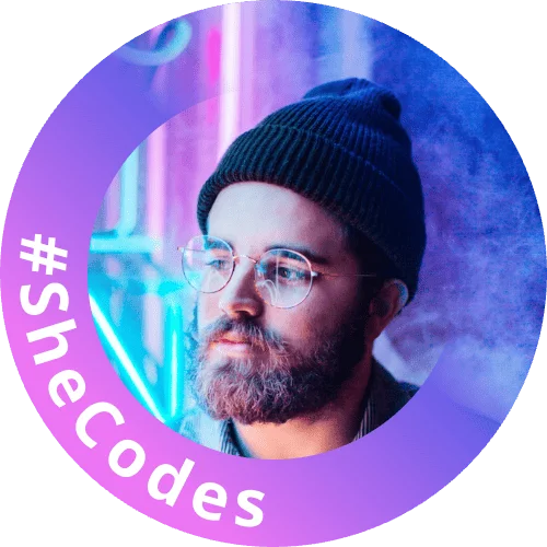 she-codes profile frame